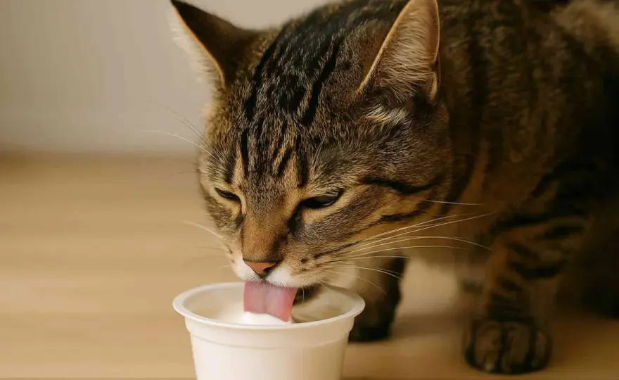 ¿Tu gato puede comer yogur? - Guía completa