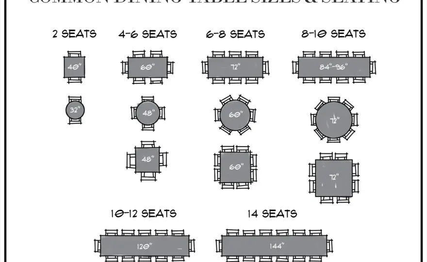 12-Seater Dining Table Dimensions - Your Ultimate Guide