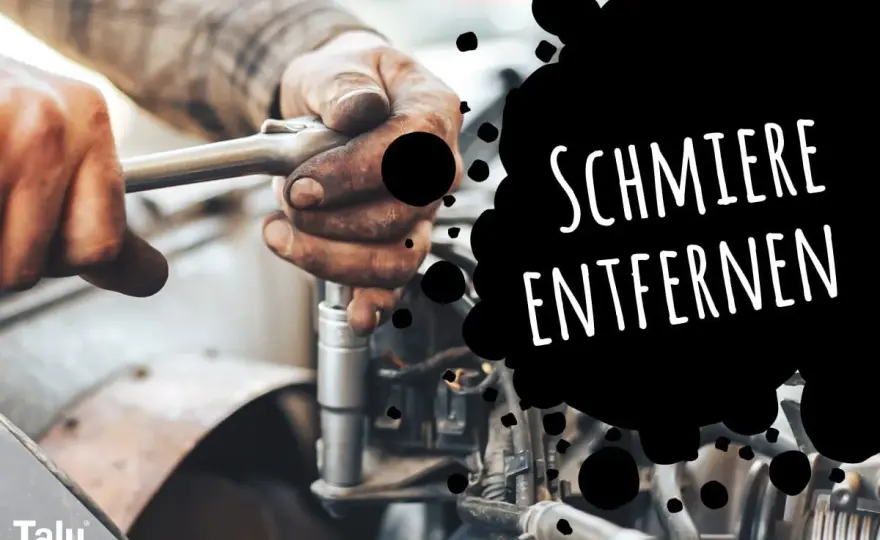Eingetrocknete Schmierflecken entfernen - So wird Kleidung wieder sauber