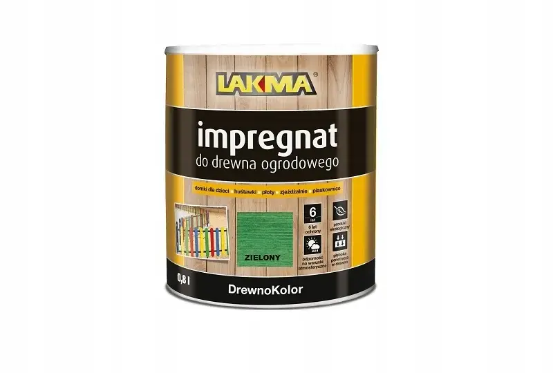 Drewnokolor - impregnat do drewna ogrodowego Lakma
