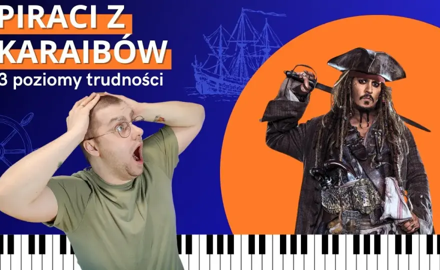 Jak zagrać na pianinie piraci z karaibów - łatwe nuty i porady