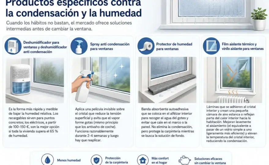 Aire saturado y punto de rocío - cómo evitar condensación