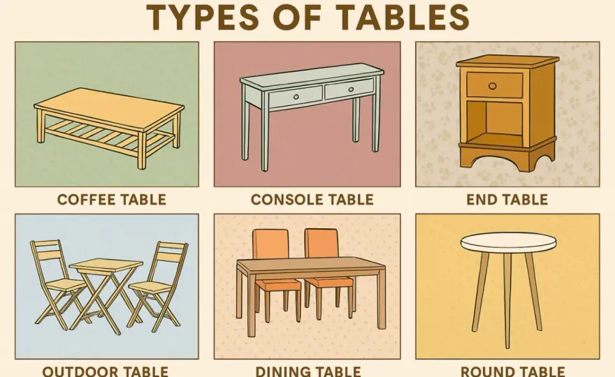Dining Table Types - Choose the Perfect Fit for Your Home