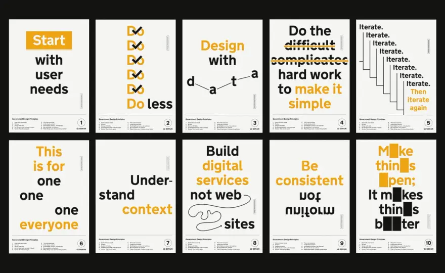 UK Government Service Values - Beyond the Poster