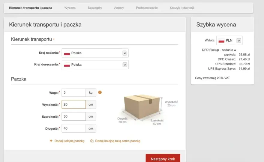 Wymiary paczki - jak je mierzyć i podawać bez pomyłek