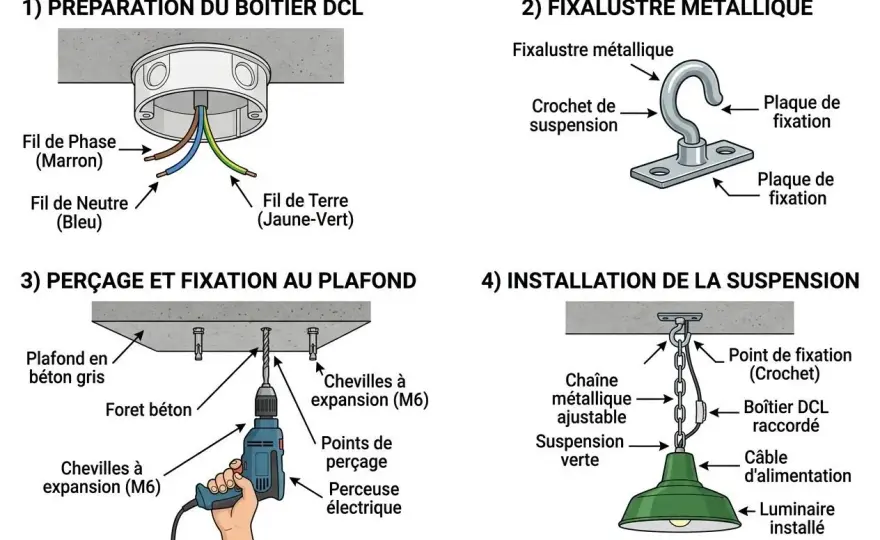Brancher un plafonnier - Le guide complet et sécurisé