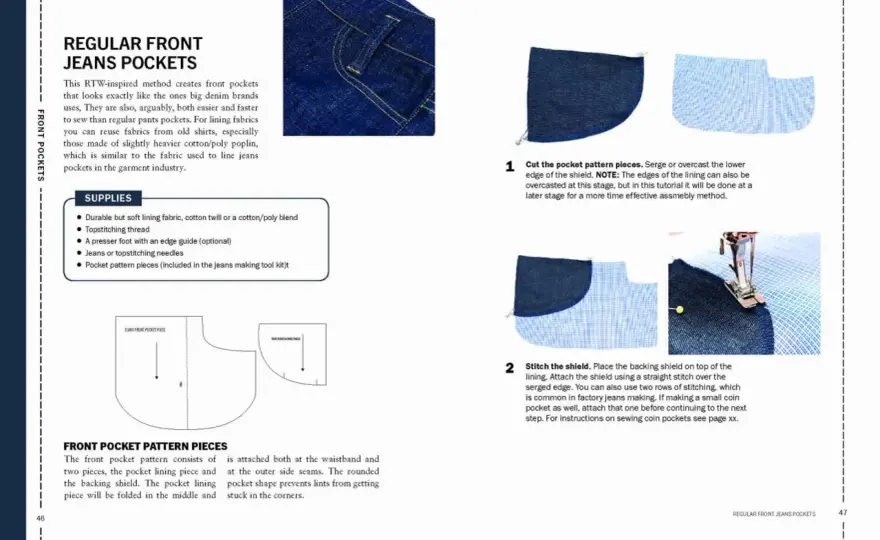 Free Jeans Pattern - Sew Your First Perfect Pair