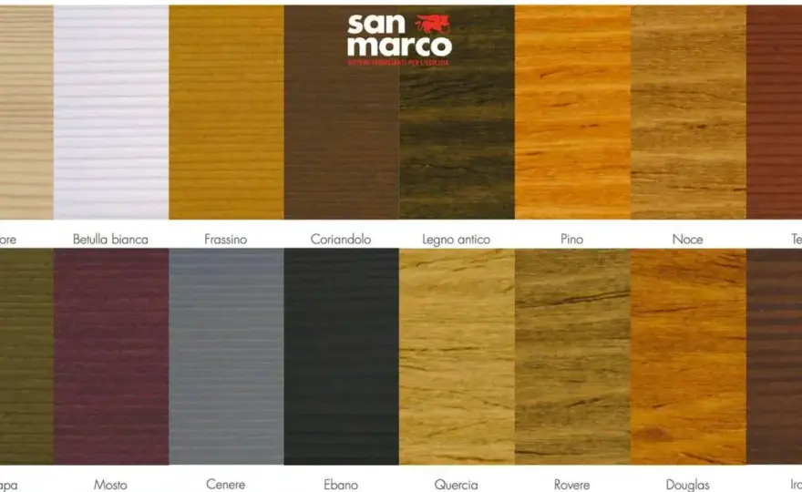 Colori naturali del legno - Guida al riconoscimento e restauro