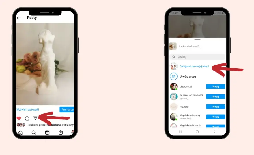 Jak udostępnić rolkę na Instagramie - Relacja, DM i Repost