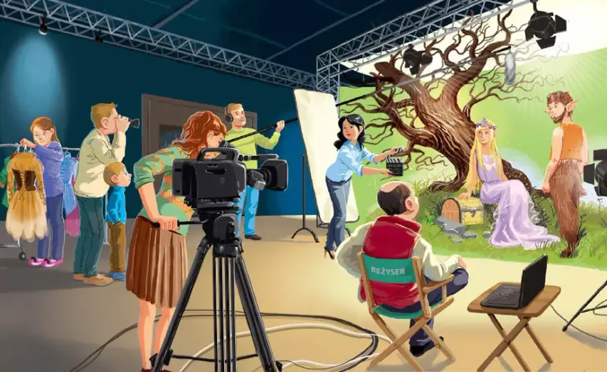 Co znajduje się na planie filmowym: Elementy i procesy produkcji