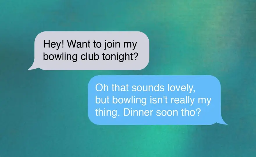 Jak odmówić zaproszenia na randkę i dalszego flirtu bez niezręczności?