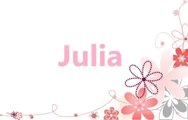 Pochodzenie imienia Julia - Julka imiennik