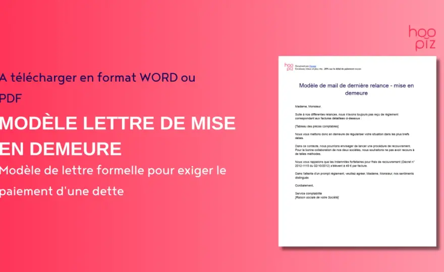 Mise en demeure d’un artisan - modèle, délai et recours