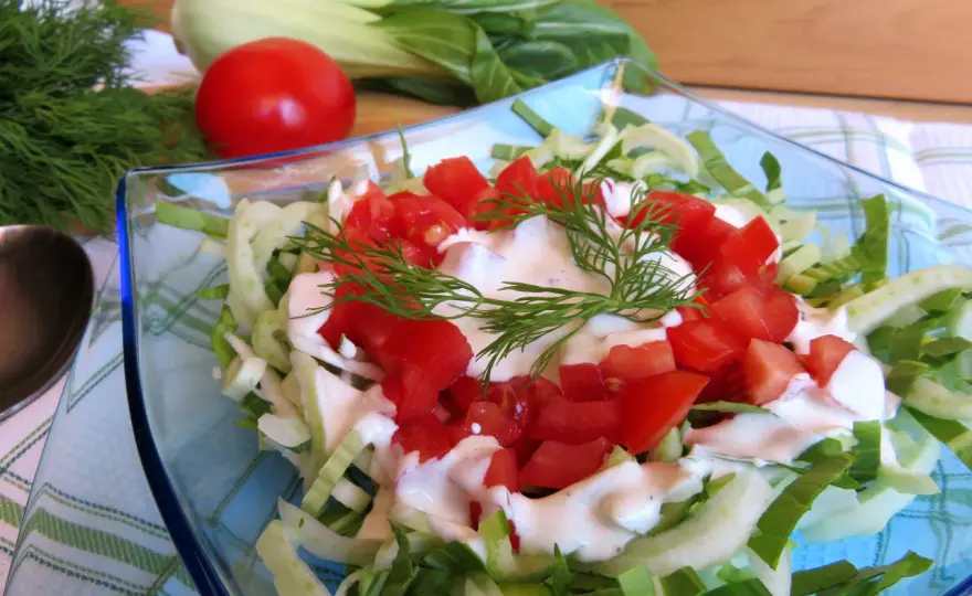 Surówka z pak choi - pyszna sałatka z kapusty pak choi