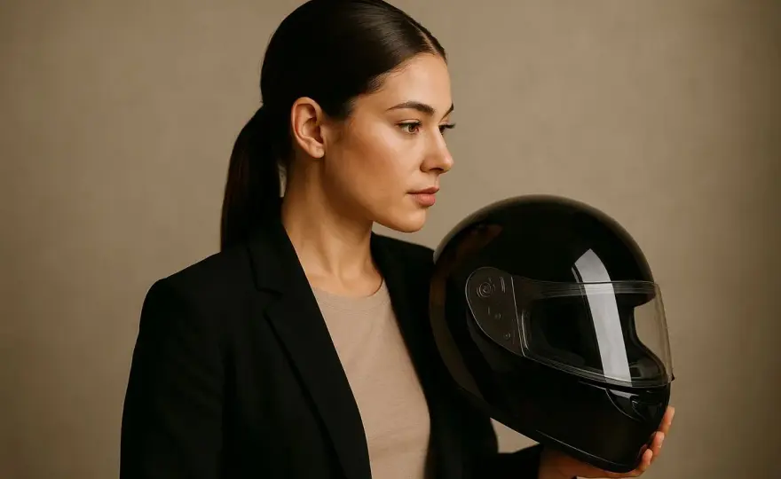 Peinados para ir en moto que sí funcionan bajo el casco
