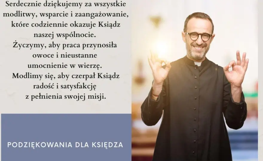 Jak podziękować księdzu? Taktownie, szczerze - gotowe teksty