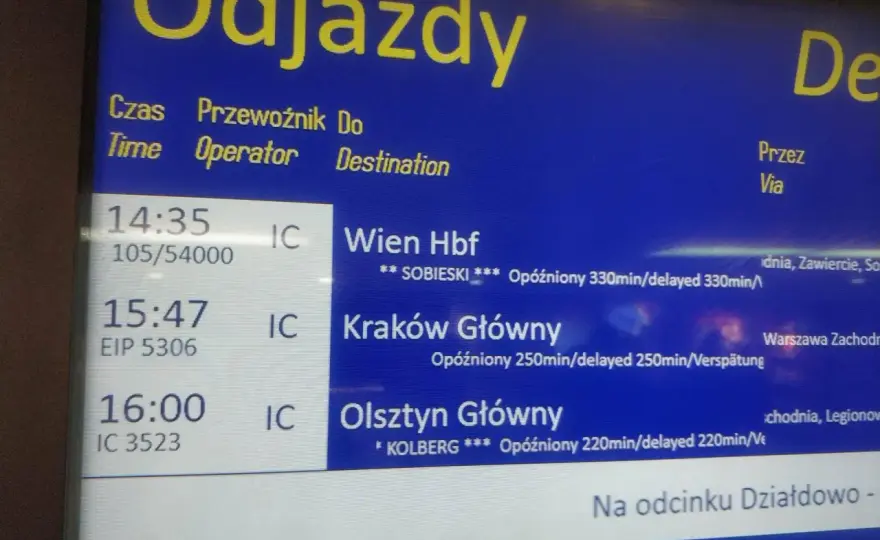 PKP Intercity: Rozkład jazdy, bilety, opóźnienia kompletny poradnik