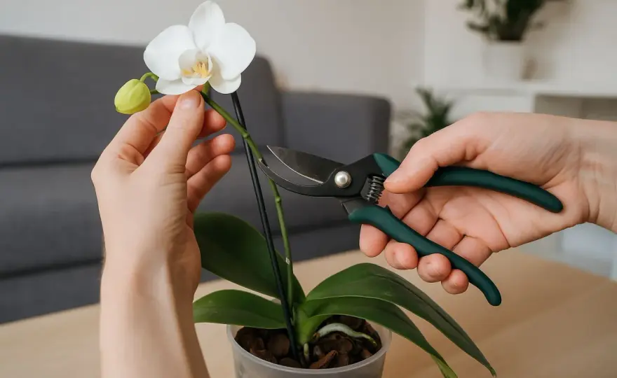 Orchideen schneiden - so gelingt der richtige Rückschnitt