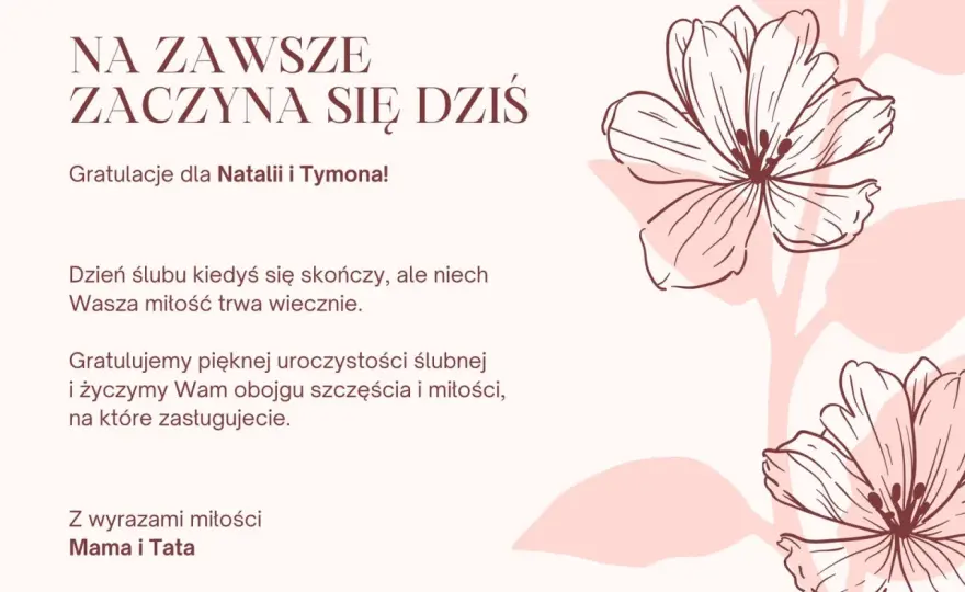 Życzenia na ślub dla przyjaciół - Jak uniknąć banału? Gotowe wzory