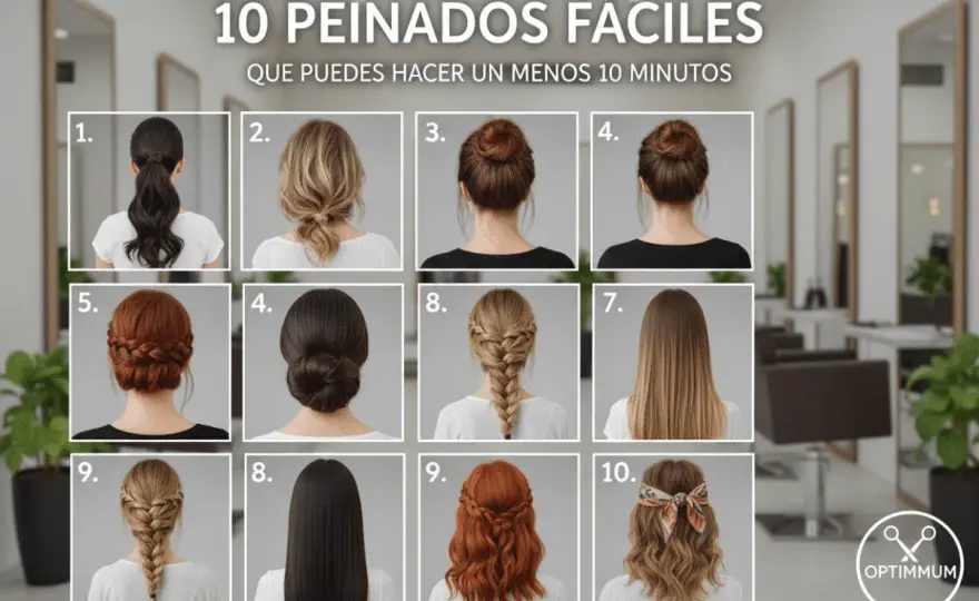 Peinados fáciles y rápidos - Consigue un look perfecto en minutos