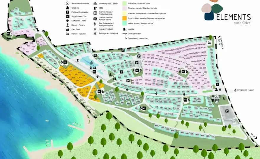 Camping w Selce - spokojna baza nad Adriatykiem