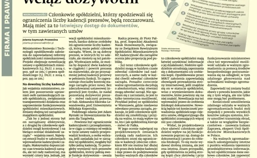 Kadencja rady nadzorczej w spółdzielni: co mówi prawo?
