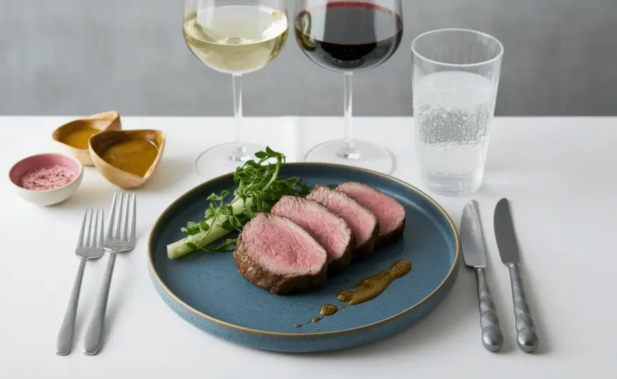 Vin et filet mignon de porc - L'accord parfait selon la sauce
