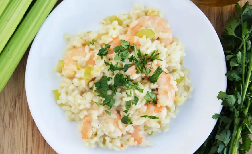 Kremowe risotto z krewetkami - Przepis i sekrety mistrza
