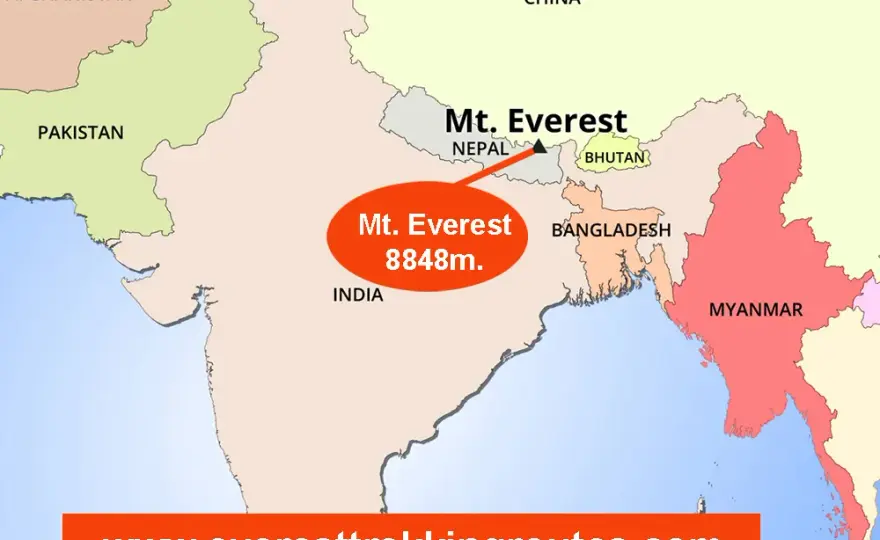Gdzie leży Mount Everest? Nepal i Chiny dokładna lokalizacja
