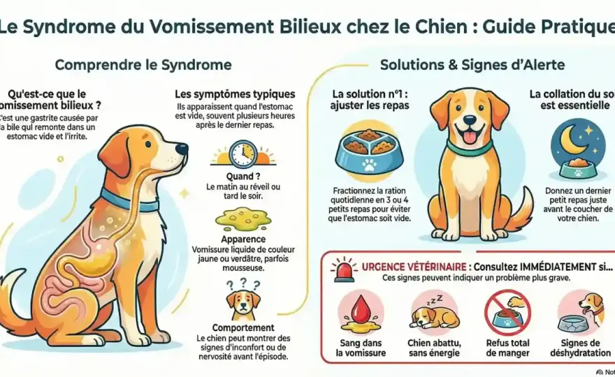 Ulcère gastrique chez le chien - Signes, causes, traitements