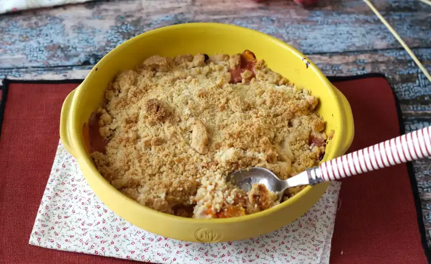 Crumble abricot parfait - La recette qui change tout !