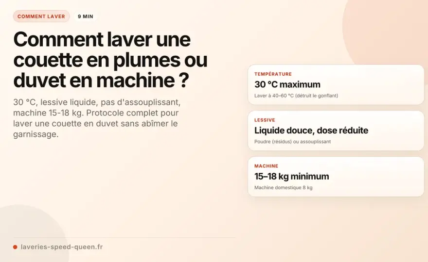 Laver un duvet en plumes - Le guide complet