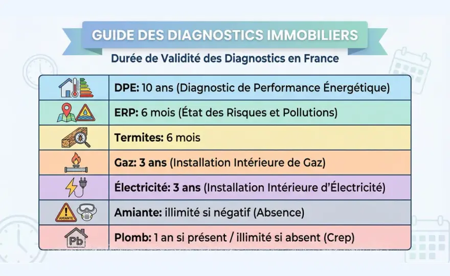 Diagnostics immobiliers pour vendre une maison - contrôles et prix