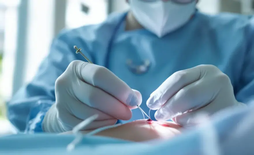 Combien de points de suture par cm ? Les repères utiles