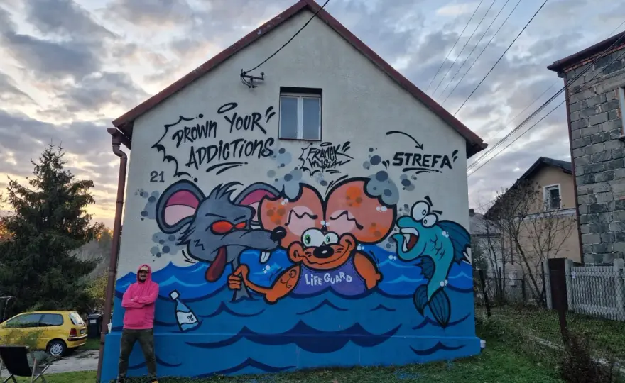 Mural na elewacji domu - inspiracje, koszty i trwałe wykonanie