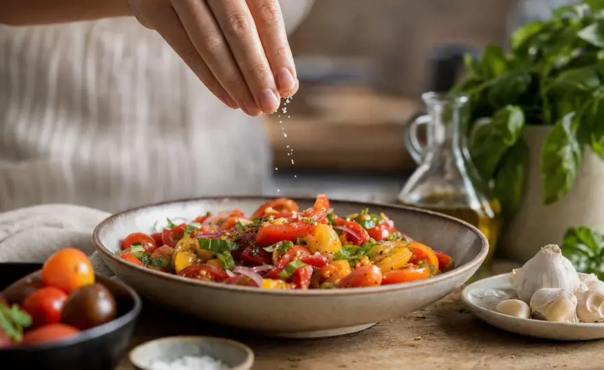 Salade de tomates parfaite - Le secret d'une saveur inoubliable