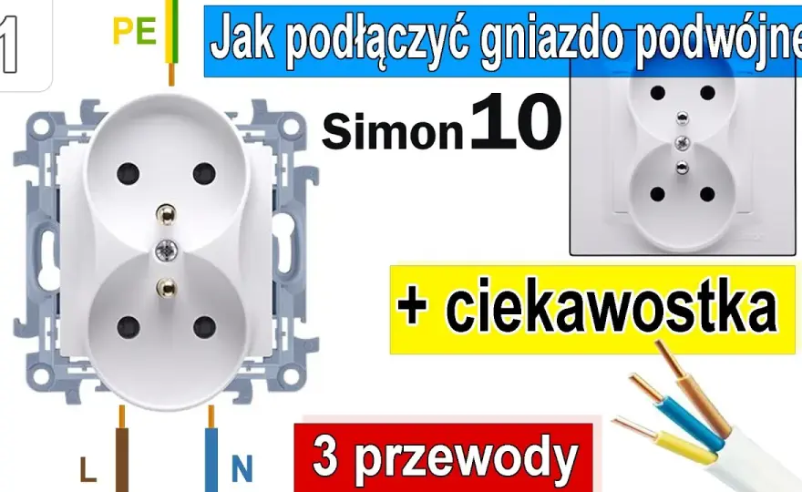 Instalacja gniazdka podwójnego Krok po kroku