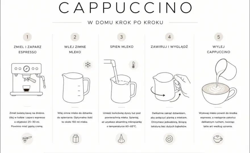 Proporcje cappuccino - Jak zrobić idealne w domu?