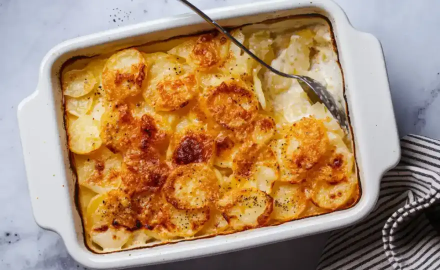 Gratin Dauphinois: Cuisson parfaite en chaleur tournante