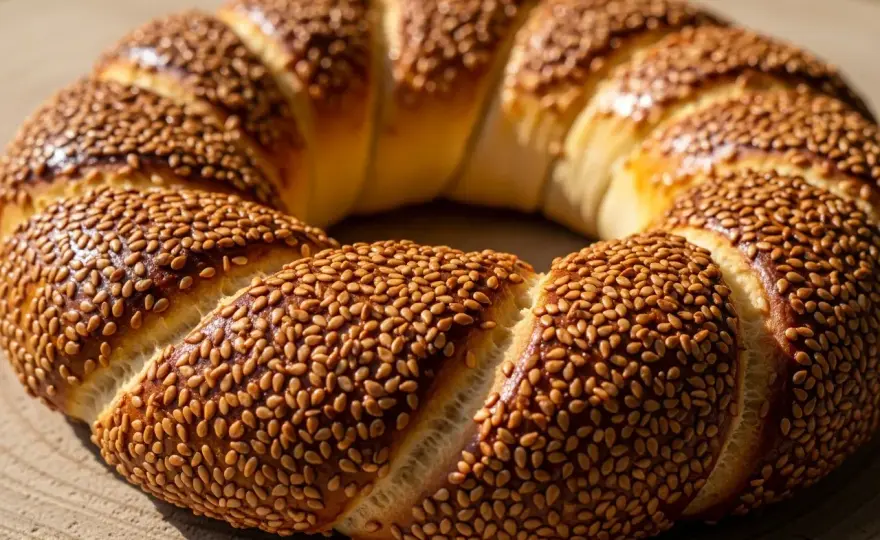 Simit Recept - Baka perfekta turkiska brödkransar