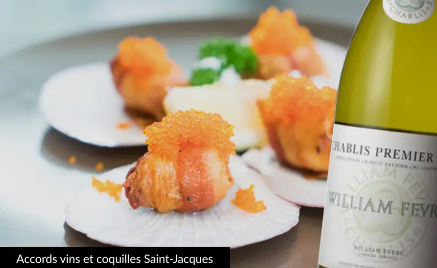 Saint-Jacques safran vin blanc - L'accord parfait en 70 caractères