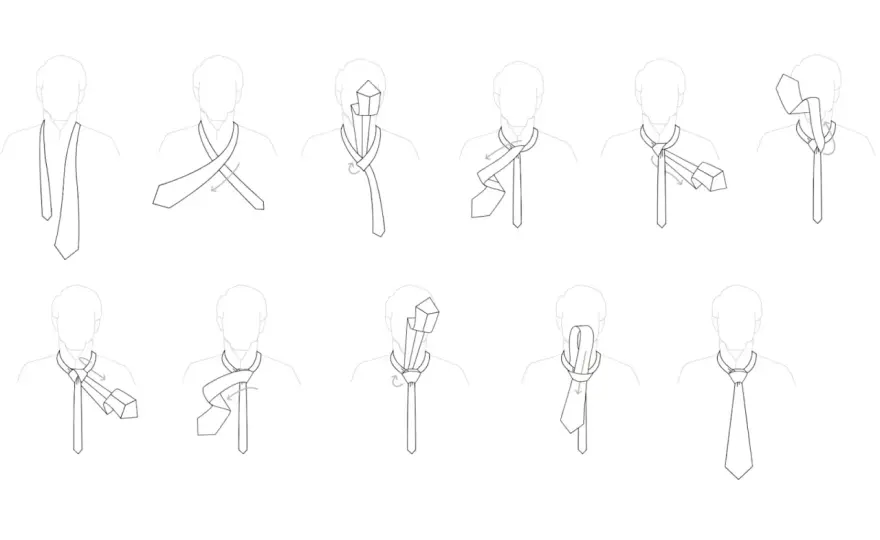 Halber Windsorknoten binden – Perfektion in 7 Schritten