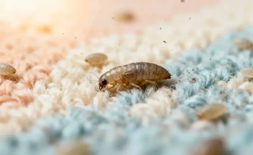Larve de puce - Le cœur caché de l'infestation : Agissez !