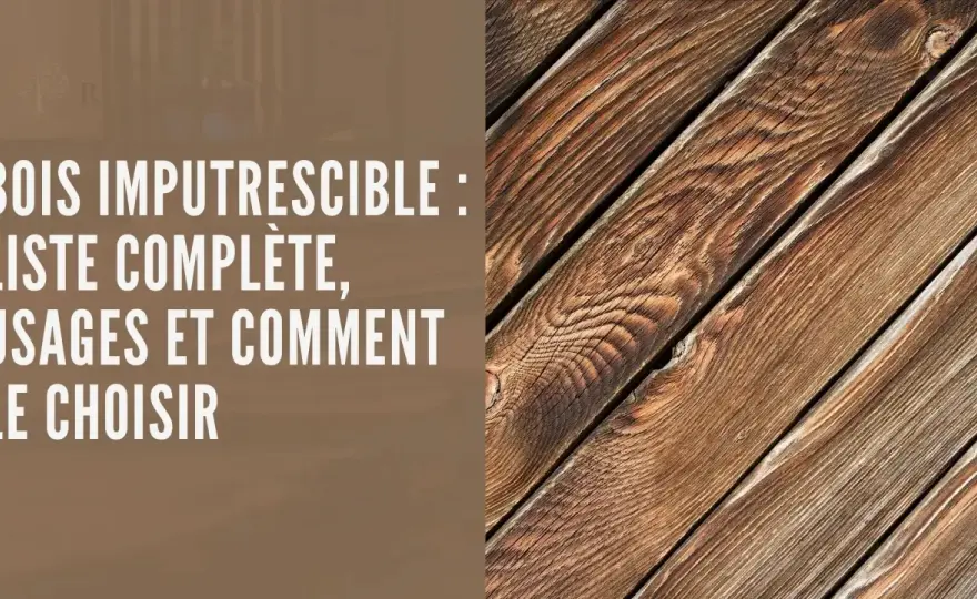 Bois imputrescible - Le guide pour choisir une essence qui dure