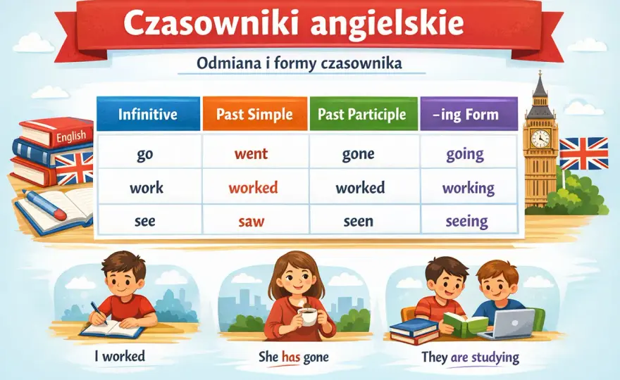 Najczęściej używane czasowniki angielskie - Jak ich używać bez błędów?