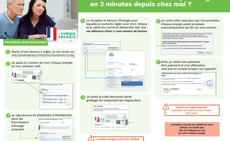 Comment utiliser le chèque énergie pour payer ses factures ?
