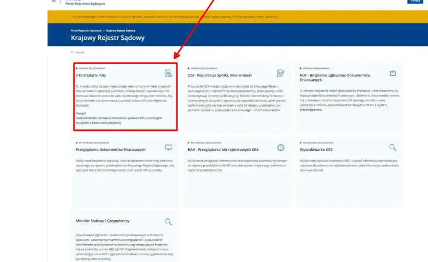 Jak złożyć wniosek do KRS elektronicznie? Instrukcja krok po kroku