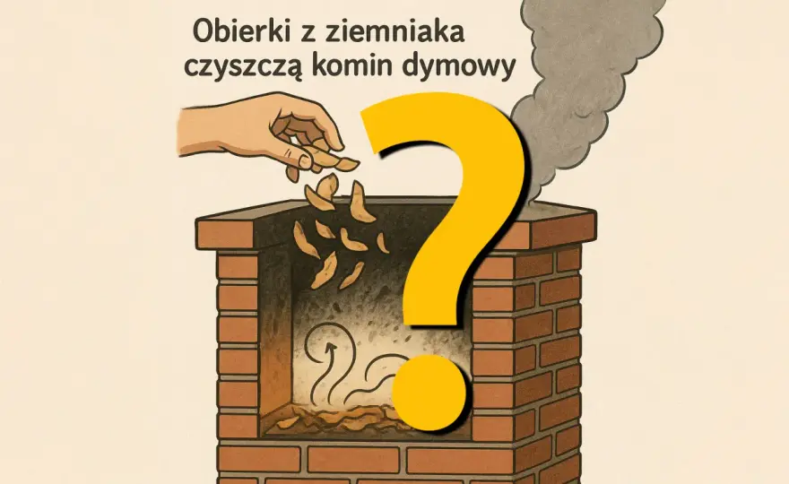 Mąka ziemniaczana do komina? Ekspert wyjaśnia ryzyko