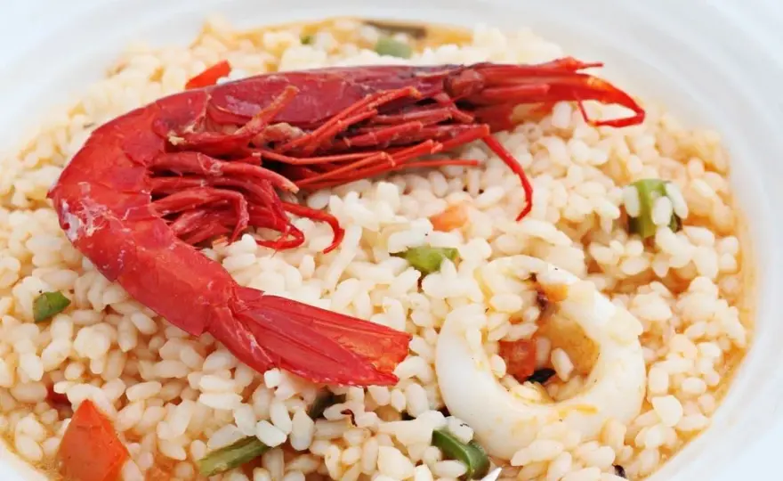 Arroz con carabineros meloso sin errores