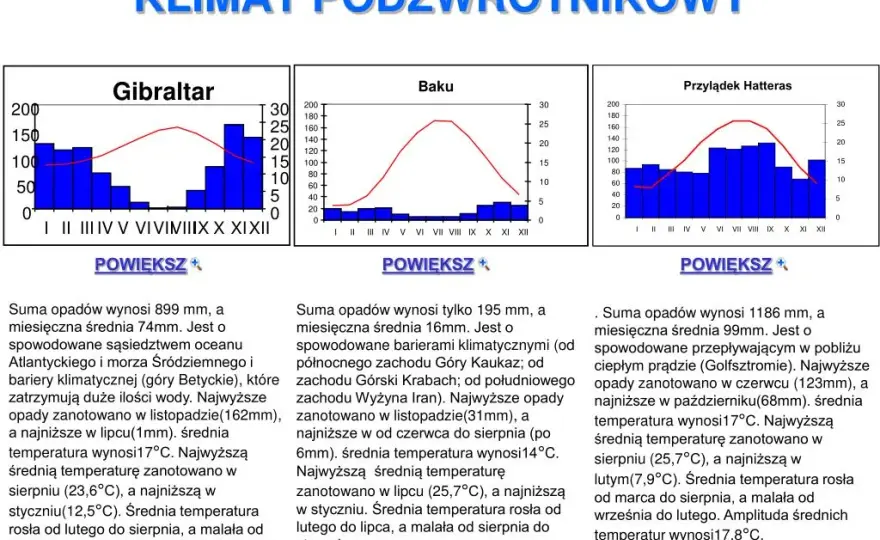 Klimat podzwrotnikowy: poznaj temperatury i charakterystyczne cechy